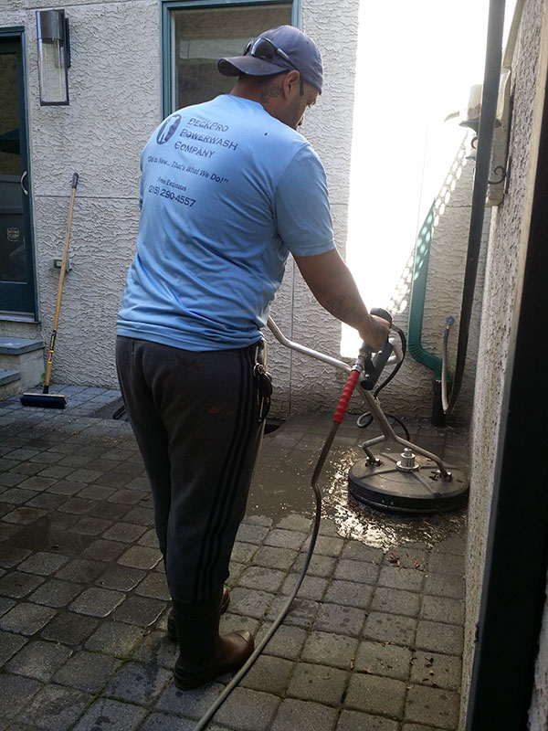 Patio-cleaning